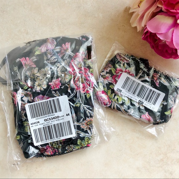 Victoria Secret Embroidered Bra + Panty SET 34DD/M - Picture 16 of 16